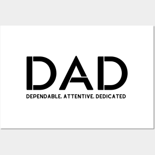 Dependable Dad (Father) Definition! Posters and Art